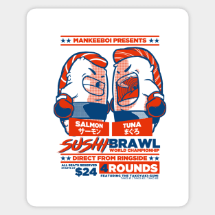 SUSHI BRAWL (BACK PRINT) Sticker